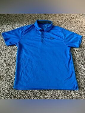 Under Armour Men's Royal Blue Performance Polo